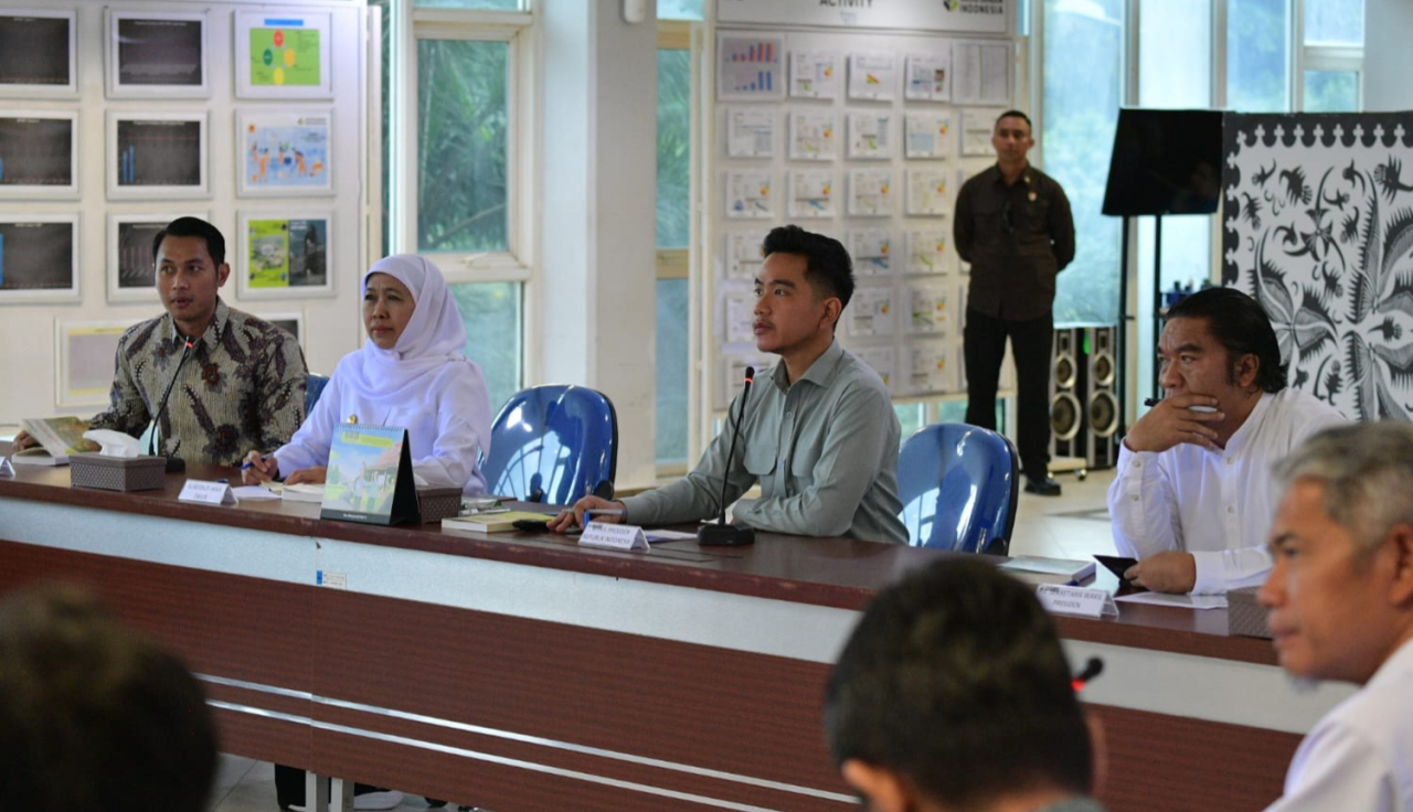 Rakor di Tuban, Wapres Gibran Tekankan Percepatan Penanganan Dampak Banjir