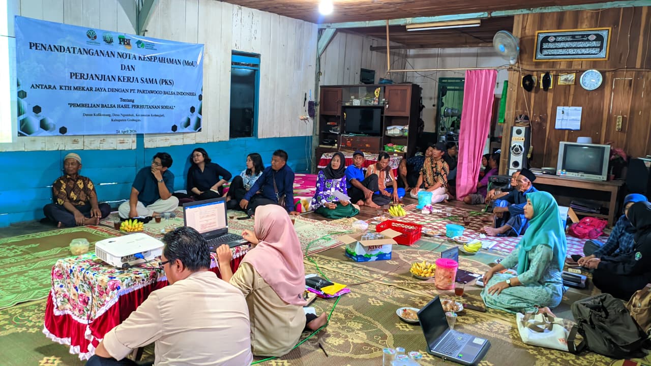 KTH Mekar Jaya Teken MoU Penjualan Balsa dengan PT Partawood