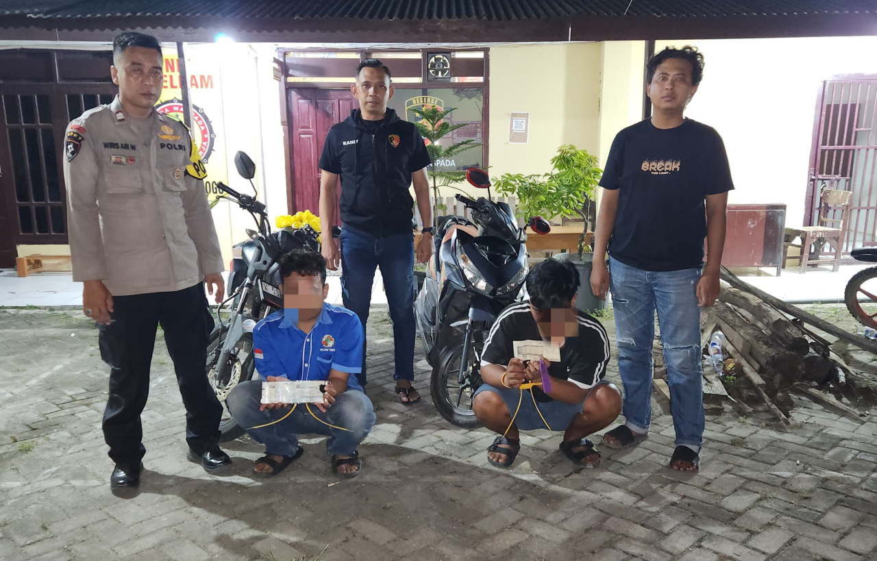 Dua Spesialis Curanmor Asal Blora Dibekuk Polisi Tuban