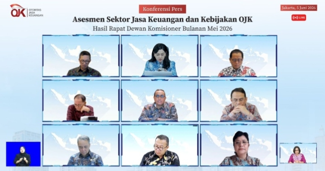 Meski Tekanan Inflasi Global Meningkat,  OJK  Sebut  Sektor Keuangan RI Tetap Solid