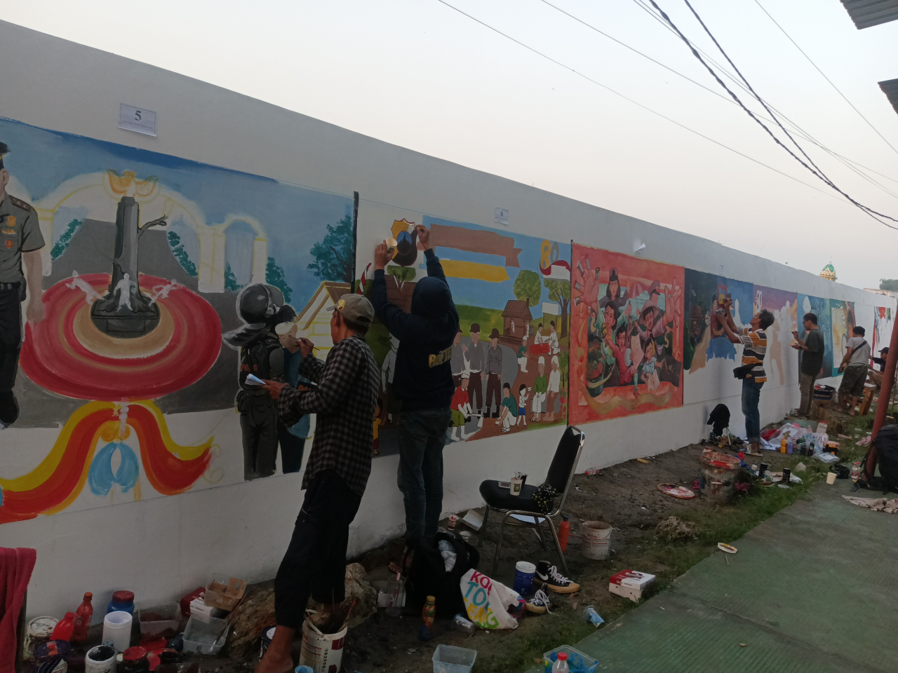 Dari Polsek Jepon untuk Polres Blora: Ketika Mural Menjadi Media Menjaga Kamtibmas
