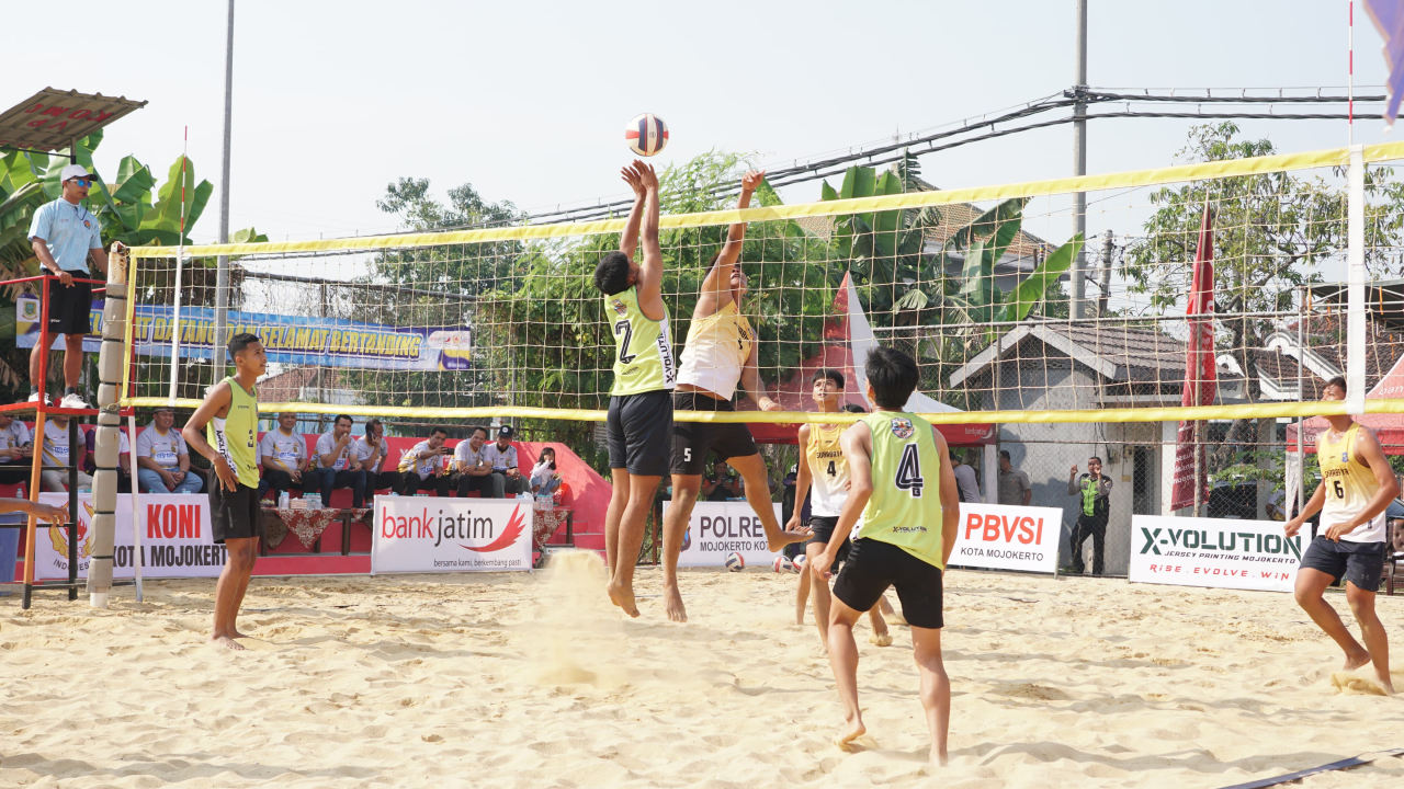 Kapolres Mojokerto Kota Cup I Resmi Digelar, Jadi Ajang Pembinaan Atlet Voli Pantai Berprestasi