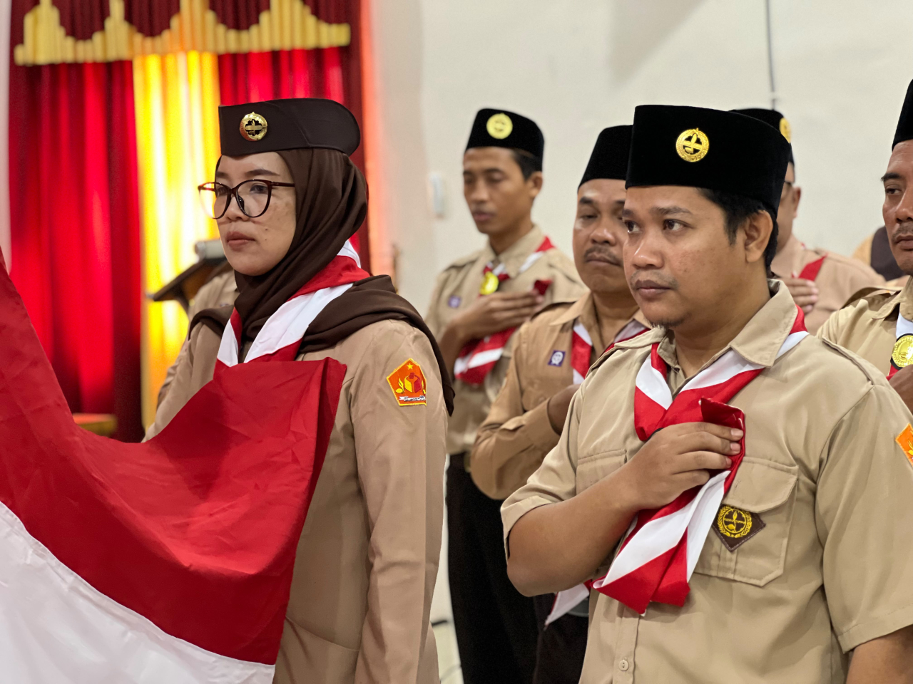 Pelantikan Anggota Bawaslu Grobogan sebagai Majelis Pembimbing Saka Adhyasta Pemilu. (Istimewa)